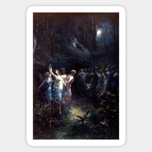 A Midsummer Night's Dream - Gustave Dore Sticker